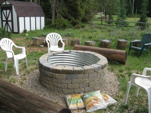 cabin firepit mcqueens